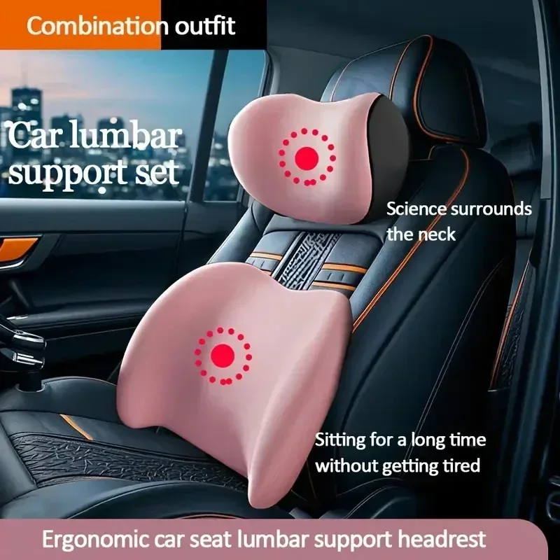 Universal Car Headrest Neck Su - đánh giá và giá Memory Foam Car Neck Pillow Lumbar Support