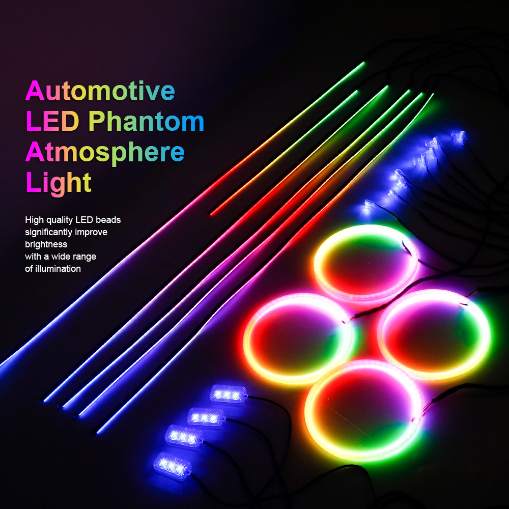 6/10/14/18/22 in 1 Car Ambient - đánh giá và giá Led Ambient Interior Car Lights App Control