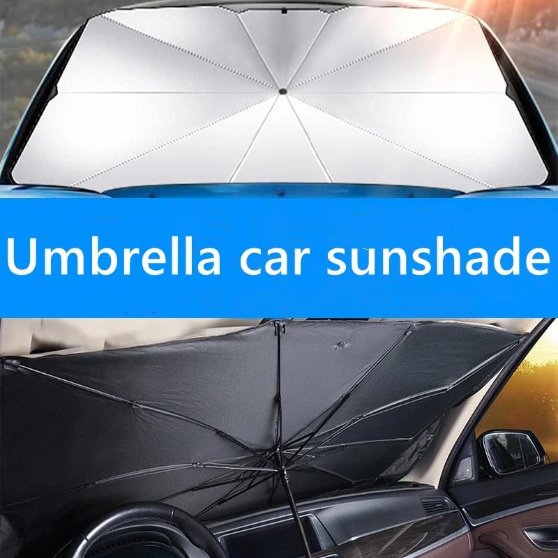 Multi Purpose Convenient Folda - đánh giá và giá Car Sunshade Windshield Umbrella Foldable