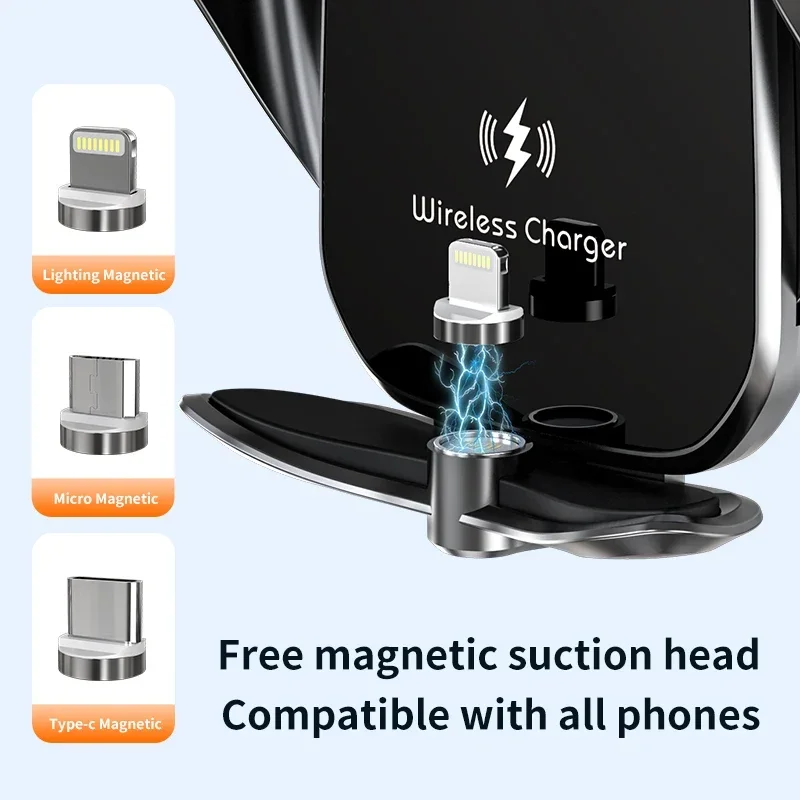 VIKEFON 30W Wireless Chargers  - đánh giá và giá Wireless Car Charger Mount Fast Charging