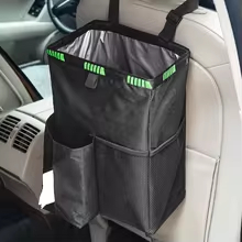 Black Car Waterproof Trash Bag - đánh giá và giá Waterproof Car Trash Can With Lid