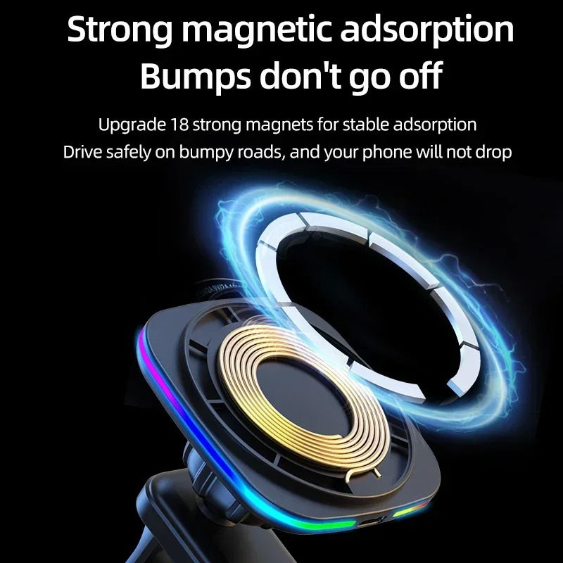 15W Magnetic Car Wireless Char - đánh giá và giá Magnetic Phone Holder For Car Vent