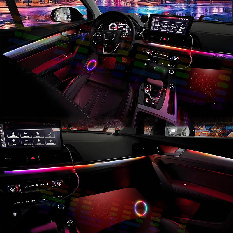 For Ambient Lights App Univers - đánh giá và giá Led Ambient Interior Car Lights App Control