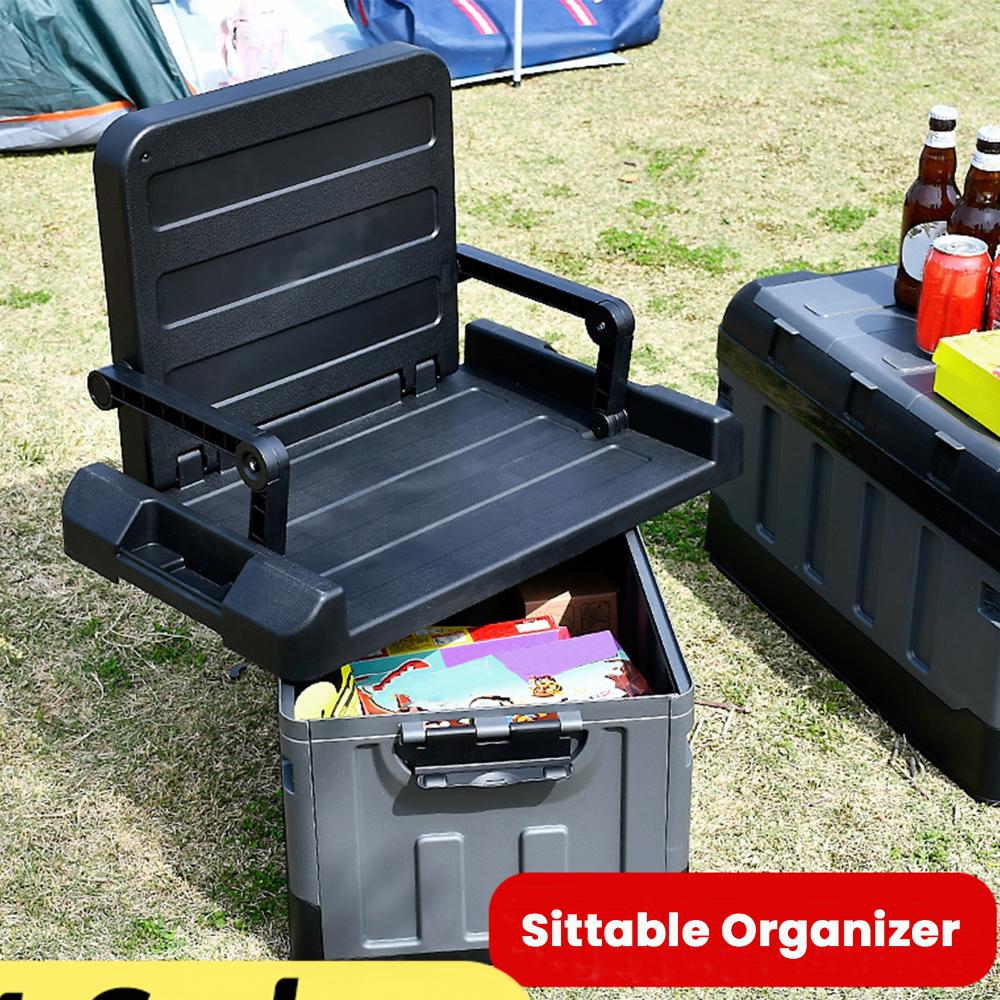 60L Trunk Organizer Large Camp - đánh giá và giá Car Trunk Organizer Foldable Storage Box